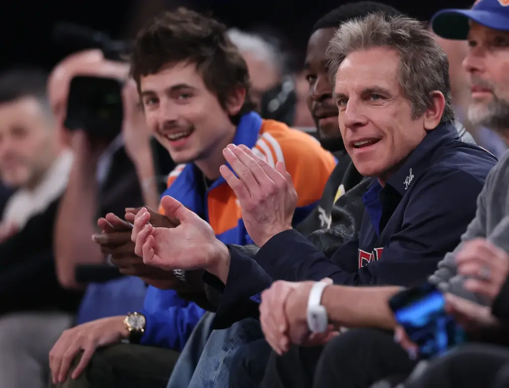 Actor Timothée Chalamet and Actor Ben Stiller