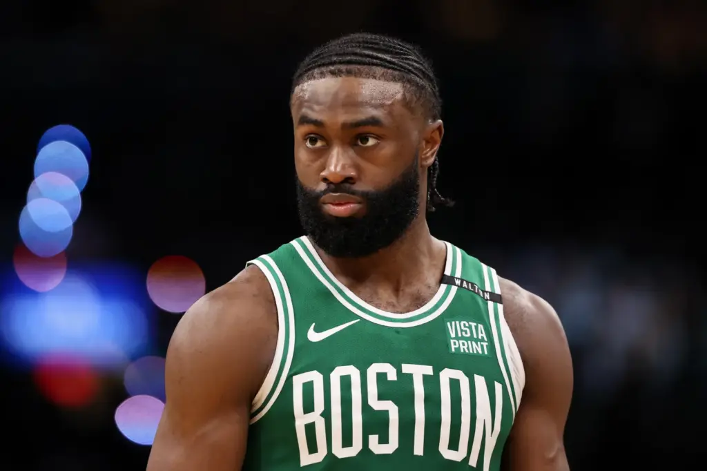 Jaylen Brown #7 of the Boston Celtics