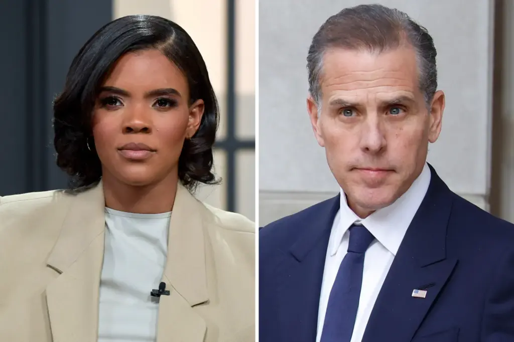 Candace Owens is seen on the set of 