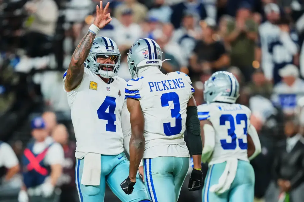Dallas Cowboys QB Dak Prescott and WR George Pickens