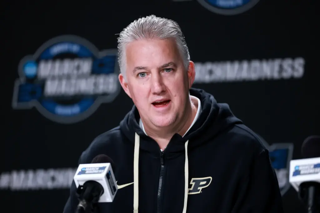 Head coach Matt Painter of Purdue.