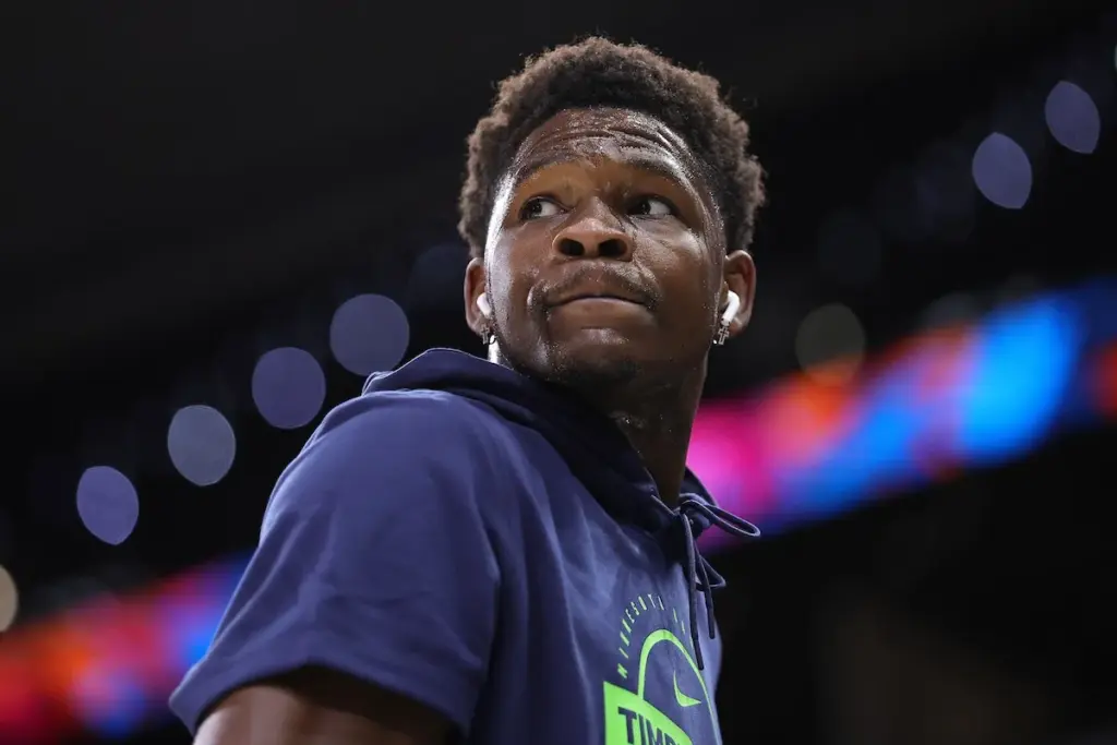 Minnesota Timberwolves star Anthony Edwards in San Antonio for Spurs game in NBA Playoffs
