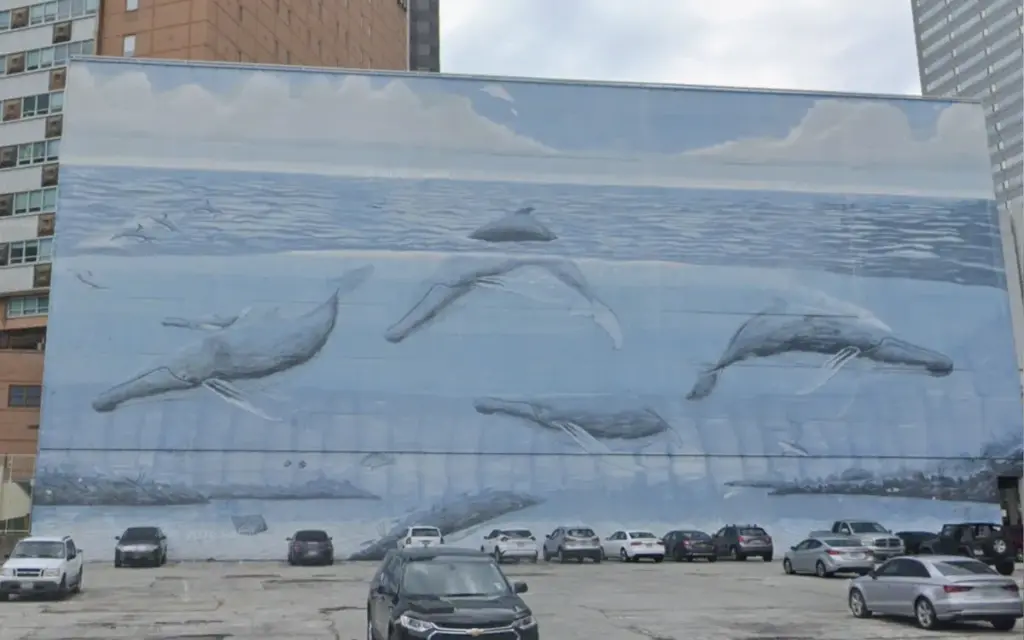 Wyland'S Dallas mural.